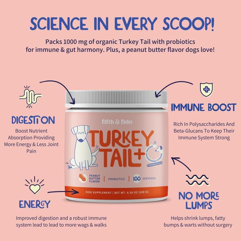 Pet Probiotics with Turkey Tail Mushroom